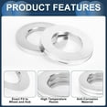 thumbnail image 5 of Unique Bargains Car Wheel Hub Centric Rings OD 110.1mm to ID 64.1mm Wheels Center Shaft Shock Absorbing Hubrings Aluminium Alloy Silver Tone Durable, 5 of 7