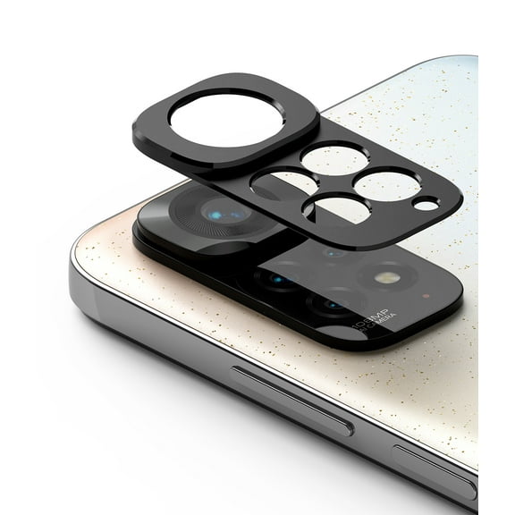 Ringke Camera Styling Compatible with Redmi Note 11S, Back Camera Lens Edge Protector Case-Friendly Aluminum Frame Tough Protective Adhesive Cover