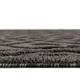 thumbnail image 4 of Unique Loom Outdoor Trellis Textured Collection Area Rug - Spatial (7' Round Charcoal/Ivory), 4 of 6