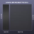 thumbnail image 4 of Filtro de malla antipolvo para PC Case MoKo, 400 x 300 mm, PVC [paquete de 2] negro, 4 of 7