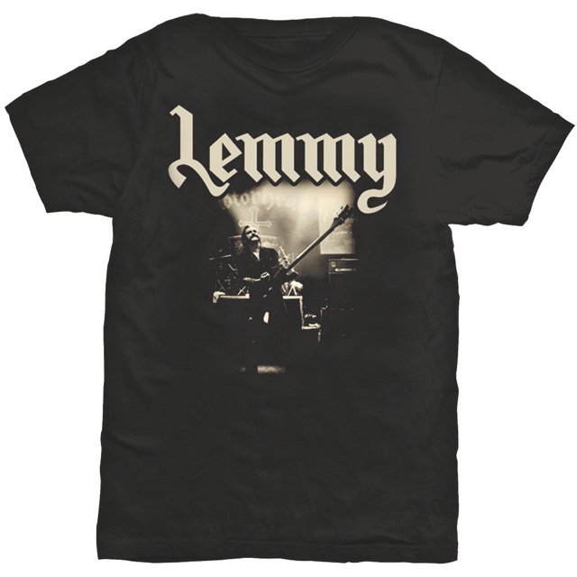 Lemmy - Camiseta Lived To Win Estampado en Espalda para Adultos Unisex (Negro)