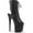 Blk Faux Leather/Blk, variant on Women's Pleaser Flamingo-1016 Lace Up Open Toe Bootie