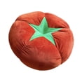 thumbnail image 2 of Cojín decorativo con forma de tomate, cómodo cojín para sentarse. Rojo, 2 of 9