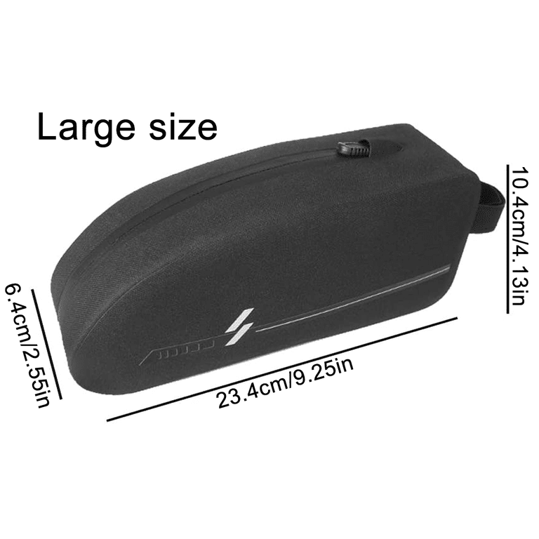ROCKBROS Bike Top Tube Bag Bicycle Front Frame Bag Waterproof Bike Pouch  Pack Bike Phone Bag Cycling Accessories Pouch for Mountain Road Bike
