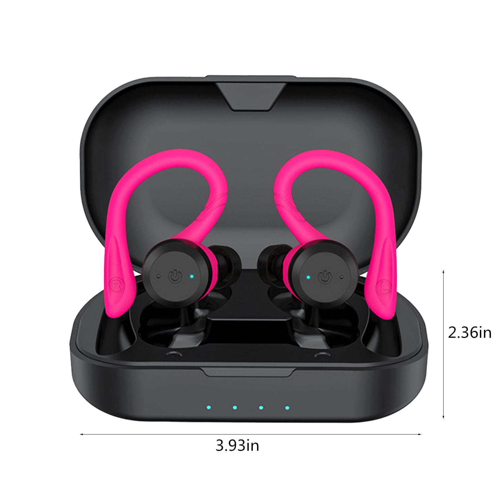 True Wireless Bluetooth Earbuds & Charging Case - Pink, Dual Connect, IPX4 Sweat Resistance, Bluetooth 5 Connection, 3 EQ Sound Settings Signature, Balanced, Bass Boost