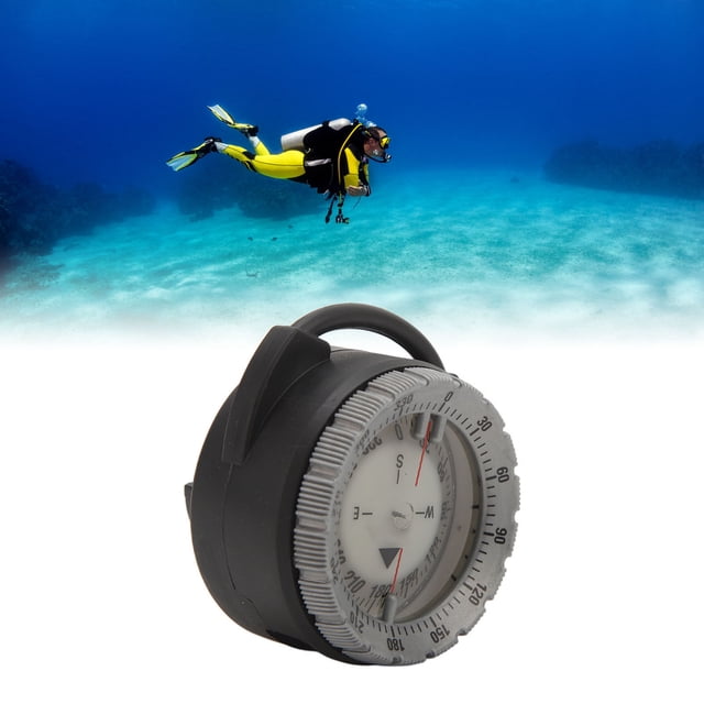 Luminous Dive Compass, 50M Marine Magnetic Compass Watertight for Diving Water Sports