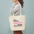 thumbnail image 3 of CafePress - Well Behaved Women Tote Bag - Unisex Canvas Tote Bag, Beige, 1-Piece, 3 of 7