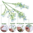 thumbnail image 4 of MAMOWEAR Artificial Baby Breath Flowers Gypsophila Real Touch Plastic Fake Flowers for Wedding Bouquet Party Home Garden Decoration(10Pcs, Sky Blue), 4 of 8
