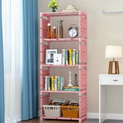 Cube Storage Bookshelf, 4-Cubes Organizer Shelves, Bookcase Shelve for Living Room, Study Room, Bedroom and Office