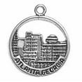 thumbnail image 1 of Sterling Silver 18" 1.2mm Box Chain Atlanta Georgia City Pendant Necklace, 1 of 2