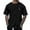 Black, variant on PMUYBHF Gym Shirts Men Fitted Arms Men's Coconut Tree Beach Casual Hawaii Style Short Sleeved T Shirt with Summer Round Neck Short Sleeve Turtle Neck Shirt Men Xs Mens Summer Shirts