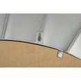 thumbnail image 7 of Creative Co-Op Distressed Metal Scalloped Oval Wall Mirror, Black, 7 of 7