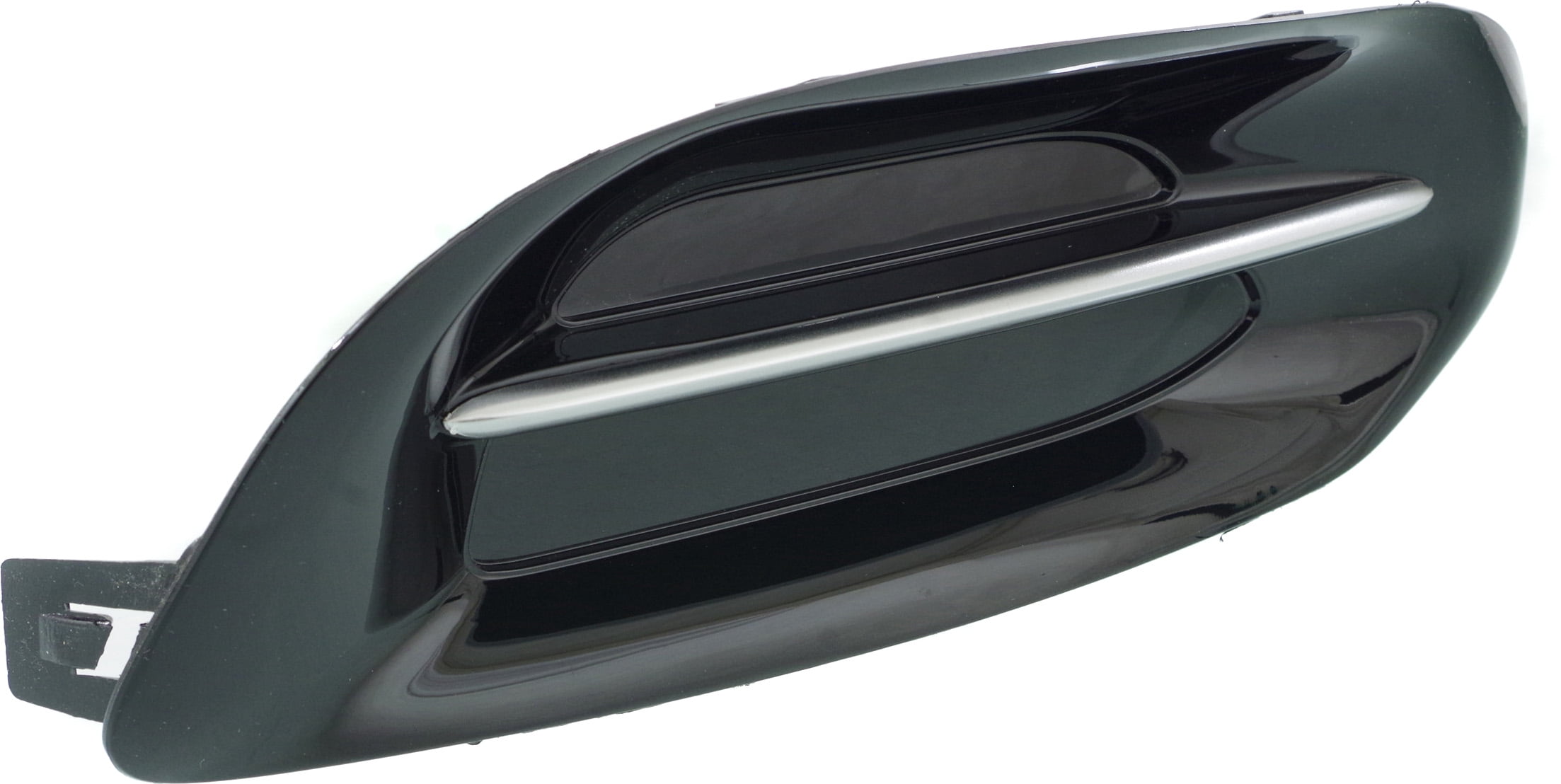 Fog Light Cover Compatible with 2013-2014 Dodge Dart Right Passenger Black