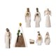 thumbnail image 3 of Ornamento de escena natividad, estatua de resina Jesús, regalo de inauguración de la casa, figura religiosa, escultura cristiana para escritorio en 8 piezas, 3 of 9