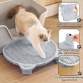 thumbnail image 3 of Adjustable Cat Ramp Litter Box Step Double Layer with Filter Function, Elevated Litter Box Ramp for Senior Cats Easy, 3 of 7