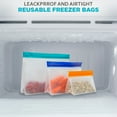 thumbnail image 7 of Reusable Ziplock PEVA Food Storage Bags Resealable Plastic Flat Standing Exultimate, 7 of 7