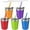 5 Packs, variant on SSAWcasa 5Pcs Kids Cups with Straws and Lids Spill Proof, 12oz Toddler Straw Cups with Silicone Sleeves, Stainless Steel Water Tumblers for Cold & Hot Drinks