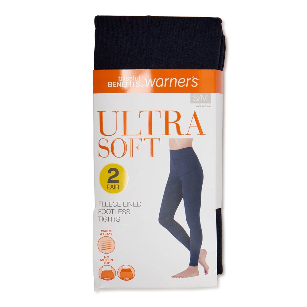 Warner's Blissful Benefits by Warner's Women's Footless Fleece Lined