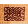 thumbnail image 1 of Ahgly Company Indoor Rectangle Oriental Orange Industrial Area Rugs, 5' x 7', 1 of 4
