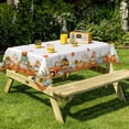 thumbnail image 6 of Tchckioa Fall Pumpkin Gnome Tablecloth,Rectangle 60x84 Inch Waterproof Table Cover for Kitchen Dining Decor, 6 of 6