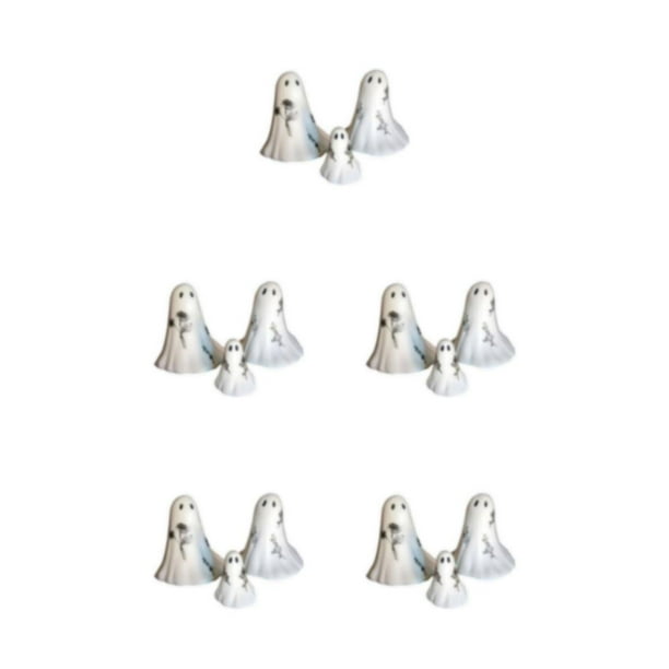 Wosthever Spooky Halloween Sculptures Set - Artesanía segura y exquisita para los amantes de la emoción Estatua de escritorio 3 piezas Type2 NO2