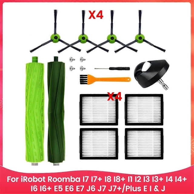 For IRobot Roomba I7 I7+ I8 I8+ I1 I2 I3 I3+ Vacuum Filter Brush