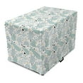 thumbnail image 1 of Abstract Dog Crate Cover, Scattered Cluttered Layout of Irregular Shapes Dotted Motifs Pattern, Easy to Use Pet Kennel Cover Small Dogs Puppies Kittens, 7 Sizes, Pale Seafoam and White, by Ambesonne, 1 of 6