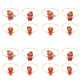 thumbnail image 1 of 16 Piezas Pintura Diamantes Adorno Navidad Cortinas Cuerda (hombre #1), 1 of 3