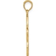 thumbnail image 3 of 14K Yellow Gold Polished Cut Out Flower Pendant (24 X 24) Made In Peru d4376, 3 of 6