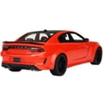 thumbnail image 4 of GT Spirit 2021 Dodge Charger SRT Hellcat Redeye Go Mango Orange Red 1:18, 4 of 5