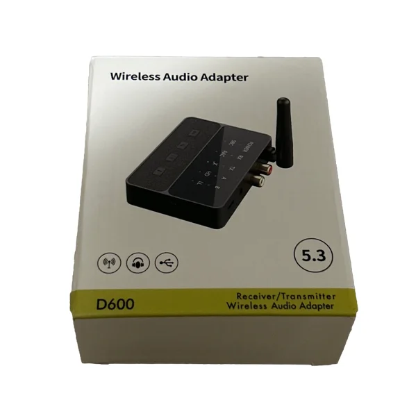 RHEA- Bomivoi Wireless Audio Adapter D600 Receiver/Transmitter 5.3 Wireless Music New