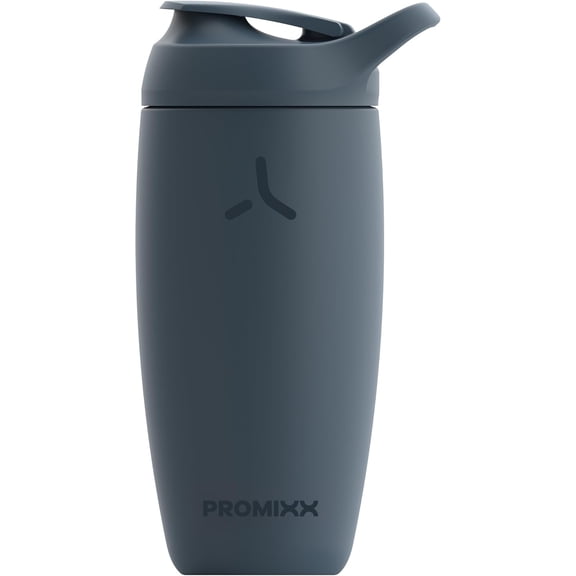 Pursuit Shaker Bottle Insulated Stainless Steel Water Bottle and shaker Cup, 18oz, Midnight Blue