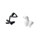 thumbnail image 5 of Figura Decorativa Abstracta De Caballo Pensador De Porcelana. Escultura Moderna Para Mesa, Estante, Escritorio, Sala De Estar, Oficina O Armario. Ideal Como Regalo De Cumpleaños., 5 of 8