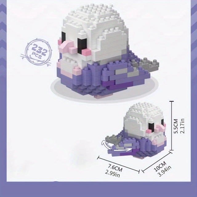 Mini Cute Bird Building Kits, Micro-Particle Building Blocks Children's Toys, Educational Hand-Made Model Toy, For Boys And Girls Gift Idea
