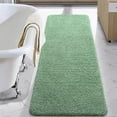 thumbnail image 1 of Alfombra de baño LOCHAS 60x150 cm de microfibra verde salvia, 1 of 6