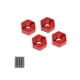 thumbnail image 5 of Adaptador de de transmisión hexagonal de rueda 1: mm Piezas de repuesto de actualización Modificación de ensamblaje de automóvil RC s de rojo Macarena Acoplamiento universal, 5 of 8