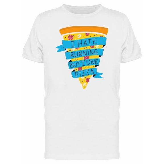Love Pizza Slice With Sausage T-Shirt Men -Image by Shutterstock, Male 3X-Large