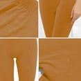 thumbnail image 3 of Ynynloco High Waisted Leggings for Women Soft High Waisted Stretch Basic Solid Full Length Leggings Pants Tummy Control Opaque Slim Workout Running Pants, 3 of 3