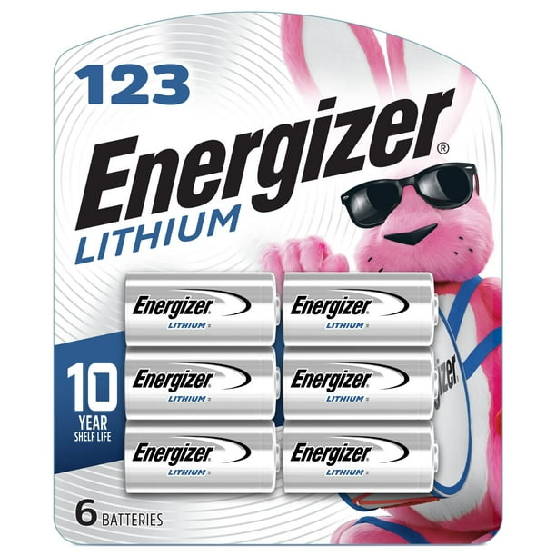 Batería Energizer 123 Lithium 3V, paquete de 6 unidades para dispositivos fotográficos Energizer Calvin Klein