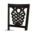 thumbnail image 6 of Baxton Studio Wanda Modern and Contemporary Transitional Dark Brown Finished Wood 5-Piece Dining Set, 6 of 7