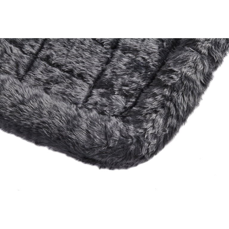 Quiet Time Bolster Dog Bed, Grey, 36" photo 6