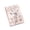 Pink, variant on Flower Print Notebook, Embossed Hardcover Lined Journal for Students Classroom Diary and Meetings