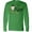 Kelly Green, variant on Inktastic Happy New Year with Cute Penguin Long Sleeve T-Shirt