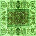 thumbnail image 1 of Ahgly Company Indoor Square Abstract Green Modern Area Rugs, 6' Square, 1 of 4
