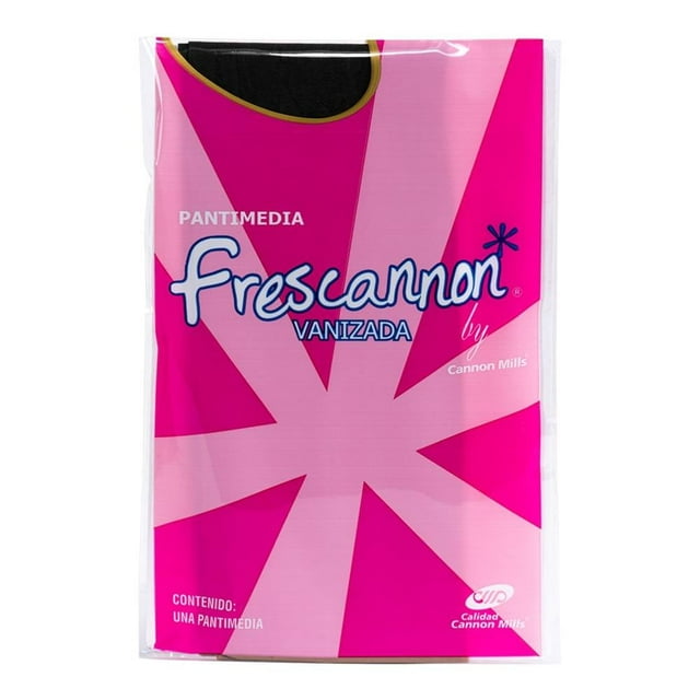 Pantimedia Frescannon para Mujer, Negro Talla EG