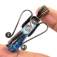 thumbnail image 2 of Swiss Blue Topaz Wire Wrapped Handcrafted Copper Jewelry Pendant 2.1" SA 252, 2 of 2