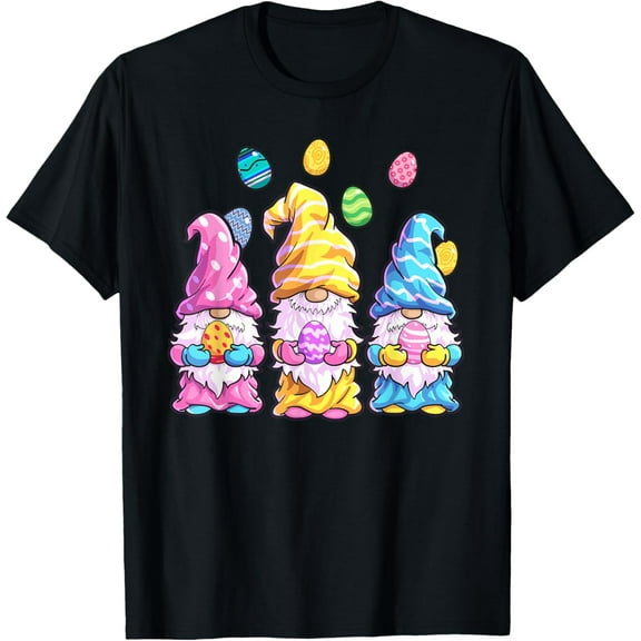 Gnome Easter Shirt Women Easter Outfit Easter Girls T-Shirt