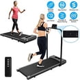 thumbnail image 2 of 2 in 1 Under Desk Foldable Treadmill, Folding Walking Pad, with Remote Control, Wireless APP Control, Home Office Jogging Machine, LED Display Walking Treadmill, 2 of 8