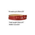 thumbnail image 3 of INSPIRE CHIC Women's Thin Nonporous Waist Belt Rectangle Buckle Plus Size Belts, 3 of 4