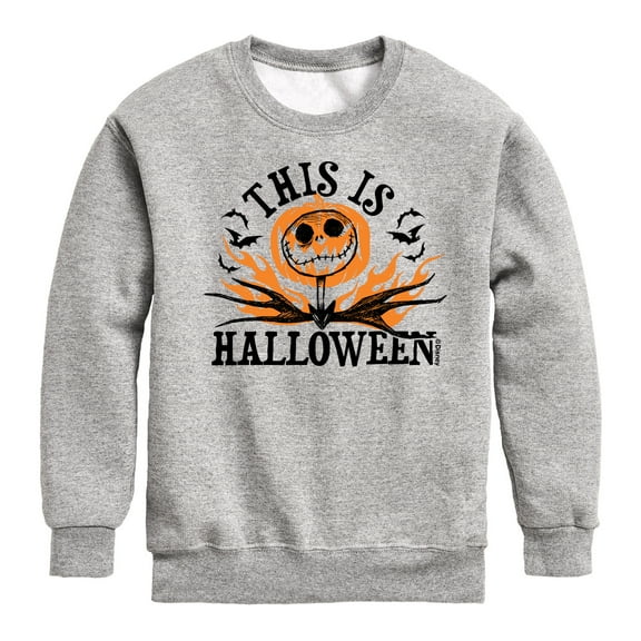 The Nightmare Before Christmas - This Is Halloween - Youth Crewneck Fleece Sweatshirt